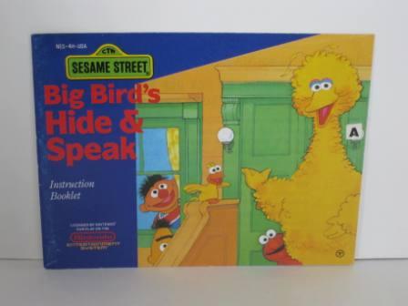 Sesame Street: Big Birds Hide & Speak - NES Manual